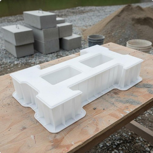 Slope protection block form - slope,