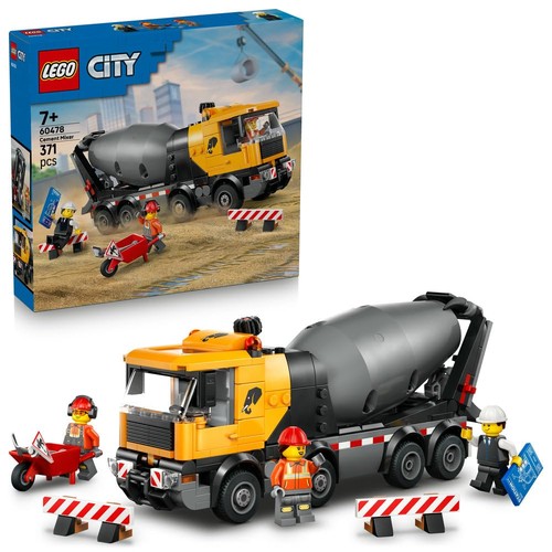 Lego city concrete mixer - concrete,