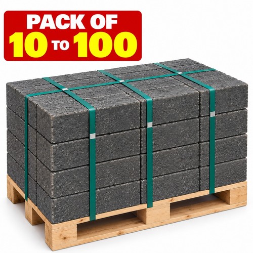 Charcoal block paving - charcoal,