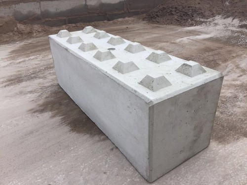 Concrete interlocking block - concrete,