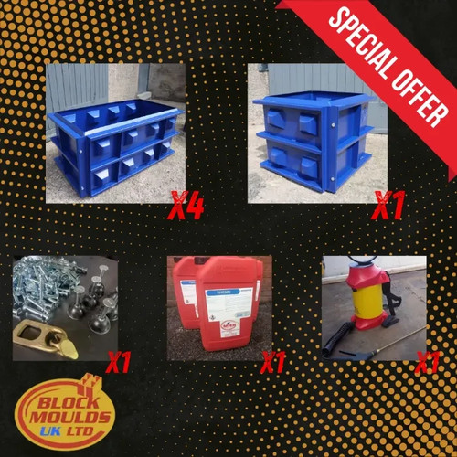 Concrete block mould start - block,