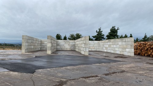 Interlocking concrete blocks - interlocking, /